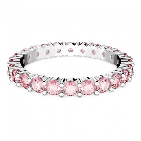 Matrix Swarovski ring with pink crystals - 5658856