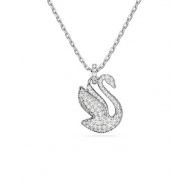 Ikonische Schwan-Halskette von Swarovski mit weißem Schwan – 5647872