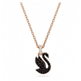 Iconic Swan Swarovski black swan necklace - 5678046