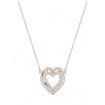 Swarovski Hearts Infinity Halskette weiß und rosé – 5518868