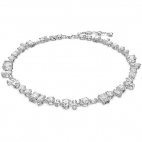 Swarovski Gema Halskette mit weißen Kristallen – 5639327