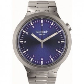 Swatch Indigo Hour blue Big Bold Irony watch - SB07S102G