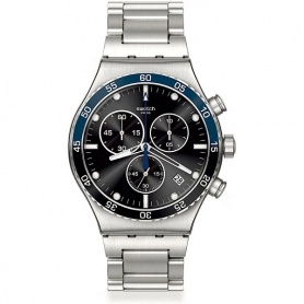 Swatch Irony Chrono Dunkelblaue Uhr – YVS507G