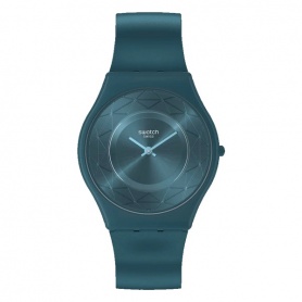 Swatch Skin Auric Whisper petrol green watch - SS08N116