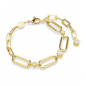Golden Swarovski Constella bracelet with crystals - 5683359