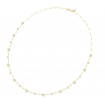 Golden Swarovski Imber long necklace with crystals - 5680091