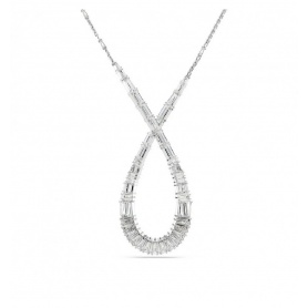 Swarovski Hyperbola necklace with white crystals - 5679438