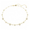 Golden Swarovski Imber necklace with crystals - 5680090