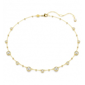 Golden Swarovski Imber necklace with crystals - 5680090