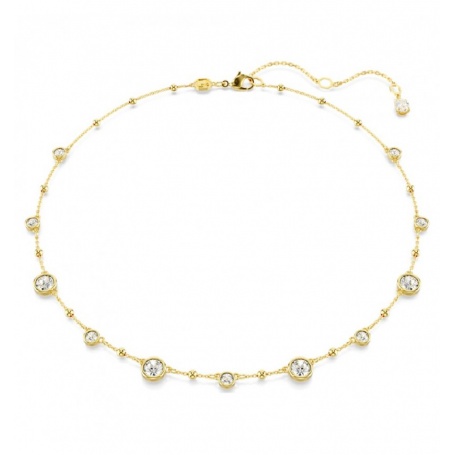 Goldene Swarovski Imber-Halskette mit Kristallen – 5680090