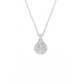 Swarovski white Meteora medal necklace - 5683446