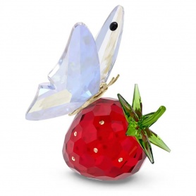 Swarovski Idyllia Erdbeer- und Schmetterlingsdekoration – 5666846