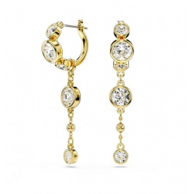 Golden Swarovski Imber earrings with crystals - 5680097