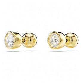 Golden Swarovski Imber earrings with crystals - 5681552
