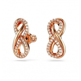 Swarovski Infinito Hyperbola rosé earrings - 5684085