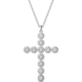 Swarovski Insigne Damen-Halskette mit weißem Kreuz – 5675573