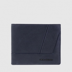 Piquadro blue leather wallet - PU4188S129R/BLU