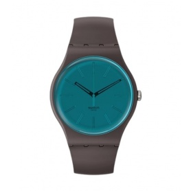 Swatch Dark Duality brown and blue watch - SO29C100