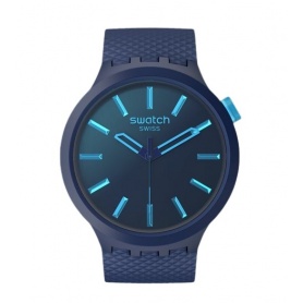 Orologio Swatch Indigo Glow Blu Big Bold- SB05N113