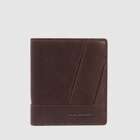Piquadro Carl vertical wallet dark brown PU5964S129R/TM