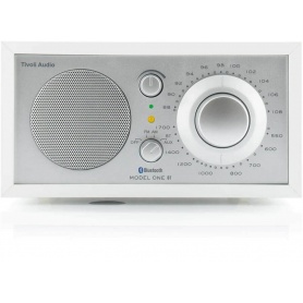 Tivoli Model One white/silver table radio - M1BTWHT
