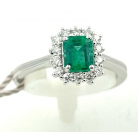 Salvini-Ring mit Smaragd und Diamanten – 20103376