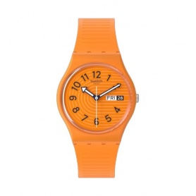 Orologio Swatch Trendy Lines in Sienna arancione - SO28O703