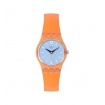 Swatch View From A Mesa-Armbanduhr in Orange und Hellblau – LO116