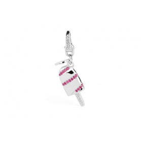 Ice cream charm in silver-HO005