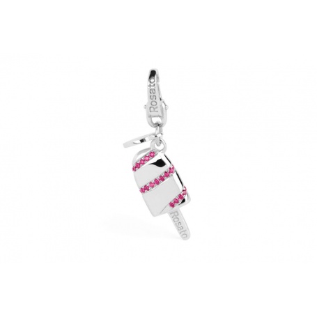 Ice cream charm in silver-HO005