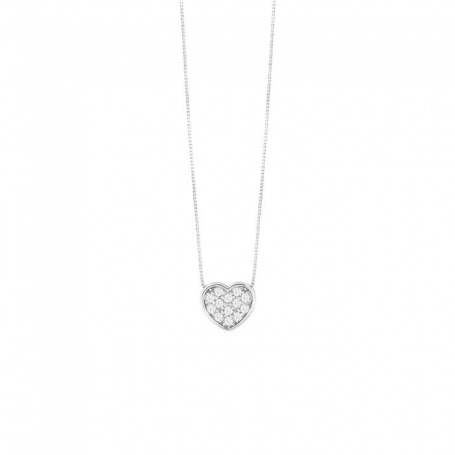 Bliss Dream Le Forme Herz-Halskette mit natürlichen Diamanten 20104387