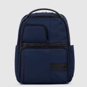 Piquadro Backpack in blue fabric - CA6238W129/BLU