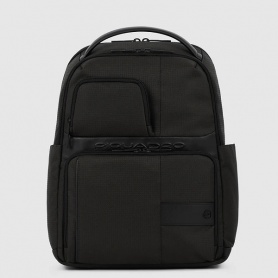 Piquadro Backpack in black fabric - CA6238W129/N