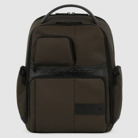 Piquadro Green fabric backpack - CA6238W129/VE