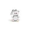 Silver Teddy bear charm-TO008