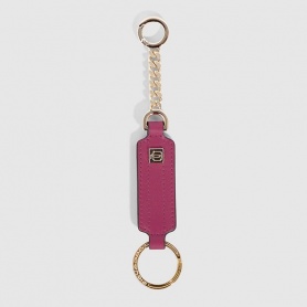 Piquadro Circle Schlüsselanhänger aus fuchsiafarbenem Leder – PC6173W92/R7
