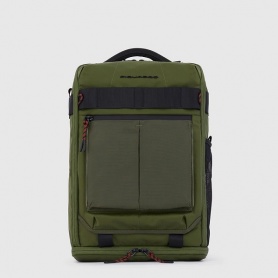 Bike backpack in military green Piquadro Arne fabric - CA5999S125L/VE