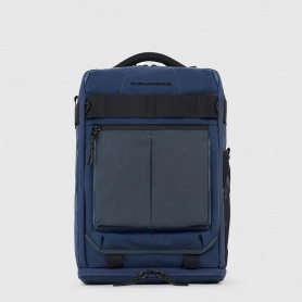 Bike backpack in blue Piquadro Arne fabric - CA5999S125L/BLU