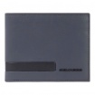 Piquadro black leather wallet - PU4518S133R/N