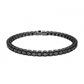 Swarovski Tennis Matrix Bracelet Black L - 5664150