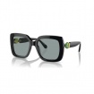 Black Swarovski Lucent women's square sunglasses 5679521