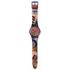 Swatch Miro\'s Woman and Birth in the moonlight watch - SO29Z136