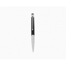 Dupont ballpoint pen Defi Millenium black and steel - 405706