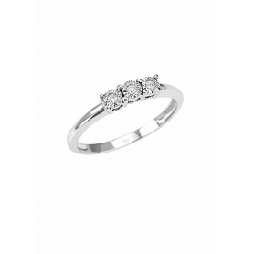 Trilogy Bliss Rugiada in white gold with diamonds - 20069989