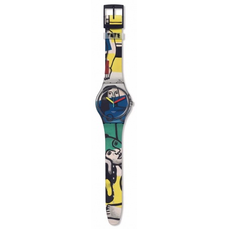 Swatch Leger's Two Woman holding flowers watch - SUOZ363