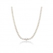 Miluna necklace in white pearls and diamonds 0.021ct - PCL6567
