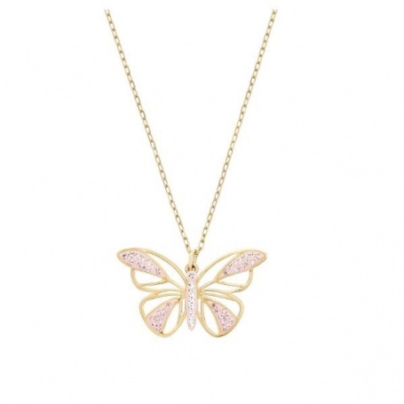 Wearyourfashion Blue Swarovski Elements Platinum Plated Butterfly Pendant  Necklace for Women : Amazon.in: Fashion