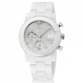 G-Chrono Watch White Ceramic Damen-YA101353
