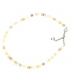 Multicolor Perlen Halskette Mimi-elastische C023XO4