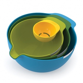 4-piece mixing bowl set with egg yolk separator - NestTM Mix
